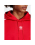 adidas Mikina Adicolor Classics Cut Line Hoodie IB9945 Červená Loose Fit - Pepit.cz