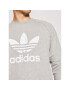 adidas Mikina adicolor Classics Trefoil Crewneck H06650 Šedá Regular Fit - Pepit.cz