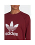 adidas Mikina Adicolor Classics Trefoil Crewneck Sweatshirt IA4856 Červená Regular Fit - Pepit.cz