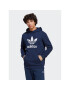 adidas Mikina adicolor Classics Trefoil Hoodie IA4886 Tmavomodrá Regular Fit - Pepit.cz