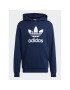 adidas Mikina adicolor Classics Trefoil Hoodie IA4886 Tmavomodrá Regular Fit - Pepit.cz