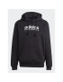 adidas Mikina All SZN Fleece Graphic Hoodie IC9771 Černá Loose Fit - Pepit.cz