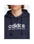 adidas Mikina All SZN Fleece Graphic Hoodie IC9774 Modrá Loose Fit - Pepit.cz