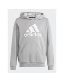 adidas Mikina Big Logo Essentials IC6835 Šedá Regular Fit - Pepit.cz