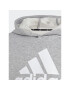 adidas Mikina Big Logo Essentials IC6835 Šedá Regular Fit - Pepit.cz