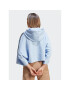 adidas Mikina Crop Hoodie IC5460 Modrá - Pepit.cz