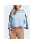 adidas Mikina Crop Hoodie IC5460 Modrá - Pepit.cz