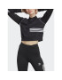 adidas Mikina Crop Track Top IC2376 Černá - Pepit.cz