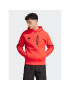 adidas Mikina Designed for Gameday Full-Zip Hoodie IC8050 Červená Slim Fit - Pepit.cz