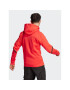 adidas Mikina Designed for Gameday Full-Zip Hoodie IC8050 Červená Slim Fit - Pepit.cz