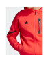 adidas Mikina Designed for Gameday Full-Zip Hoodie IC8050 Červená Slim Fit - Pepit.cz