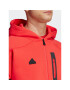 adidas Mikina Designed for Gameday Full-Zip Hoodie IC8050 Červená Slim Fit - Pepit.cz