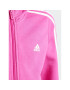 adidas Mikina Essentials 3-Stripes IJ6224 Růžová Slim Fit - Pepit.cz