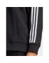 adidas Mikina Essentials 3-Stripes Sweatshirt IC8766 Černá Loose Fit - Pepit.cz