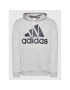 adidas Mikina Essentials Big Logo GK9541 Šedá Regular Fit - Pepit.cz