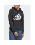 adidas Mikina Essentials Big Logo IC6895 Černá Regular Fit - Pepit.cz