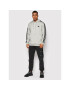 adidas Mikina Essentials Fleece 3-Stripes GK9084 Šedá Regular Fit - Pepit.cz