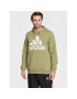 adidas Mikina Essentials Fleece Big Logo H12201 Zelená Regular Fit - Pepit.cz