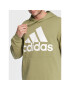 adidas Mikina Essentials Fleece Big Logo H12201 Zelená Regular Fit - Pepit.cz