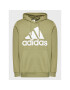 adidas Mikina Essentials Fleece Big Logo H12201 Zelená Regular Fit - Pepit.cz