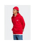 adidas Mikina Essentials Fleece Hoodie H47018 Červená Regular Fit - Pepit.cz