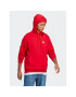 adidas Mikina Essentials Fleece Hoodie H47018 Červená Regular Fit - Pepit.cz