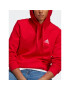 adidas Mikina Essentials Fleece Hoodie H47018 Červená Regular Fit - Pepit.cz