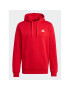 adidas Mikina Essentials Fleece Hoodie H47018 Červená Regular Fit - Pepit.cz