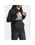 adidas Mikina Essentials French Terry Big Logo Hoodie IC9363 Černá Regular Fit - Pepit.cz