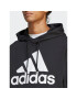 adidas Mikina Essentials French Terry Big Logo Hoodie IC9363 Černá Regular Fit - Pepit.cz