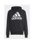 adidas Mikina Essentials French Terry Big Logo Hoodie IC9363 Černá Regular Fit - Pepit.cz