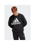 adidas Mikina Essentials French Terry Big Logo Sweatshirt IC9324 Černá Regular Fit - Pepit.cz