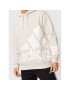 adidas Mikina Essentials Giant Logo Fleece HL6928 Béžová Loose Fit - Pepit.cz