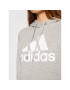 adidas Mikina Essentials Logo GL0719 Šedá Standard Fit - Pepit.cz