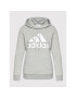 adidas Mikina Essentials Logo GL0719 Šedá Standard Fit - Pepit.cz