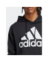 adidas Mikina Essentials Logo Hoodie IC0440 Černá Regular Fit - Pepit.cz