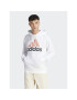 adidas Mikina Essentials Logo IJ8573 Bílá Regular Fit - Pepit.cz