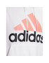 adidas Mikina Essentials Logo IJ8573 Bílá Regular Fit - Pepit.cz