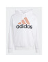 adidas Mikina Essentials Logo IJ8573 Bílá Regular Fit - Pepit.cz