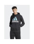 adidas Mikina Essentials Logo Hoodie IJ8574 Černá Regular Fit - Pepit.cz