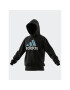 adidas Mikina Essentials Logo Hoodie IJ8574 Černá Regular Fit - Pepit.cz