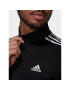 adidas Mikina Essentials Warm-Up 3-Stripes H46099 Černá Regular Fit - Pepit.cz