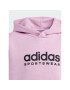 adidas Mikina Fleece IJ5954 Růžová Loose Fit - Pepit.cz