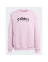 adidas Mikina Fleece IL4930 Růžová Loose Fit - Pepit.cz