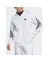 adidas Mikina Future Icons 3-Stripes Full-Zip Hoodie IC8258 Bílá Regular Fit - Pepit.cz