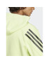 adidas Mikina Future Icons 3-Stripes Hoodie IJ8866 Zelená Regular Fit - Pepit.cz