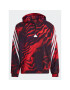 adidas Mikina Future Icons Allover Print Hoodie IC3708 Červená Loose Fit - Pepit.cz