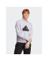 adidas Mikina Future Icons Badge of Sport Crew Sweatshirt IC3743 Fialová Regular Fit - Pepit.cz