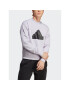 adidas Mikina Future Icons Badge of Sport Crew Sweatshirt IC3743 Fialová Regular Fit - Pepit.cz