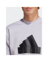 adidas Mikina Future Icons Badge of Sport Crew Sweatshirt IC3743 Fialová Regular Fit - Pepit.cz